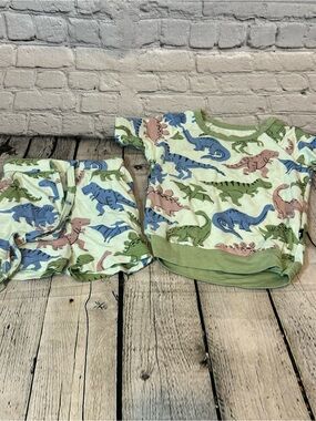 Larkspur Dinosaur Pattern Bamboo Daywear Set
